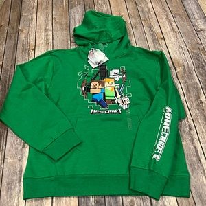 Mad Engine Boys Size Large Minecraft Hooded Sweatshirt